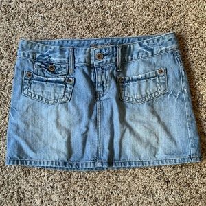 American Eagle Light Blue Denim Skirt